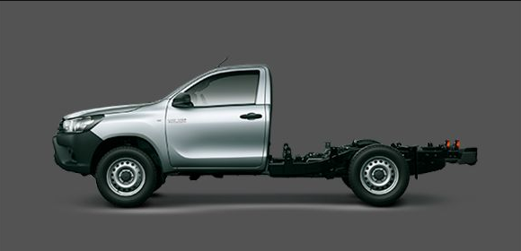 Hilux · Chasis Cabina DX 4x4 · Plata Metalizado -1L0
