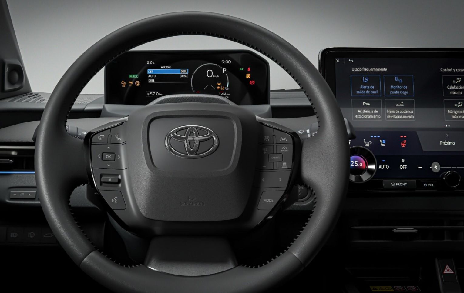 BZ4X Â· BEV 4WD Â· interior