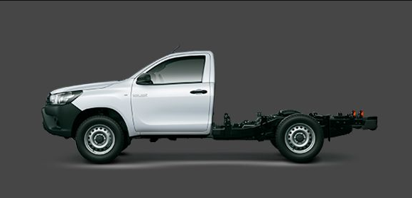 Hilux · Chasis Cabina DX 4x4 · Super Blanco (040)