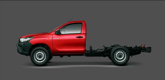 Hilux · Chasis Cabina DX 4x4 · Rojo Metalizado (3T6)
