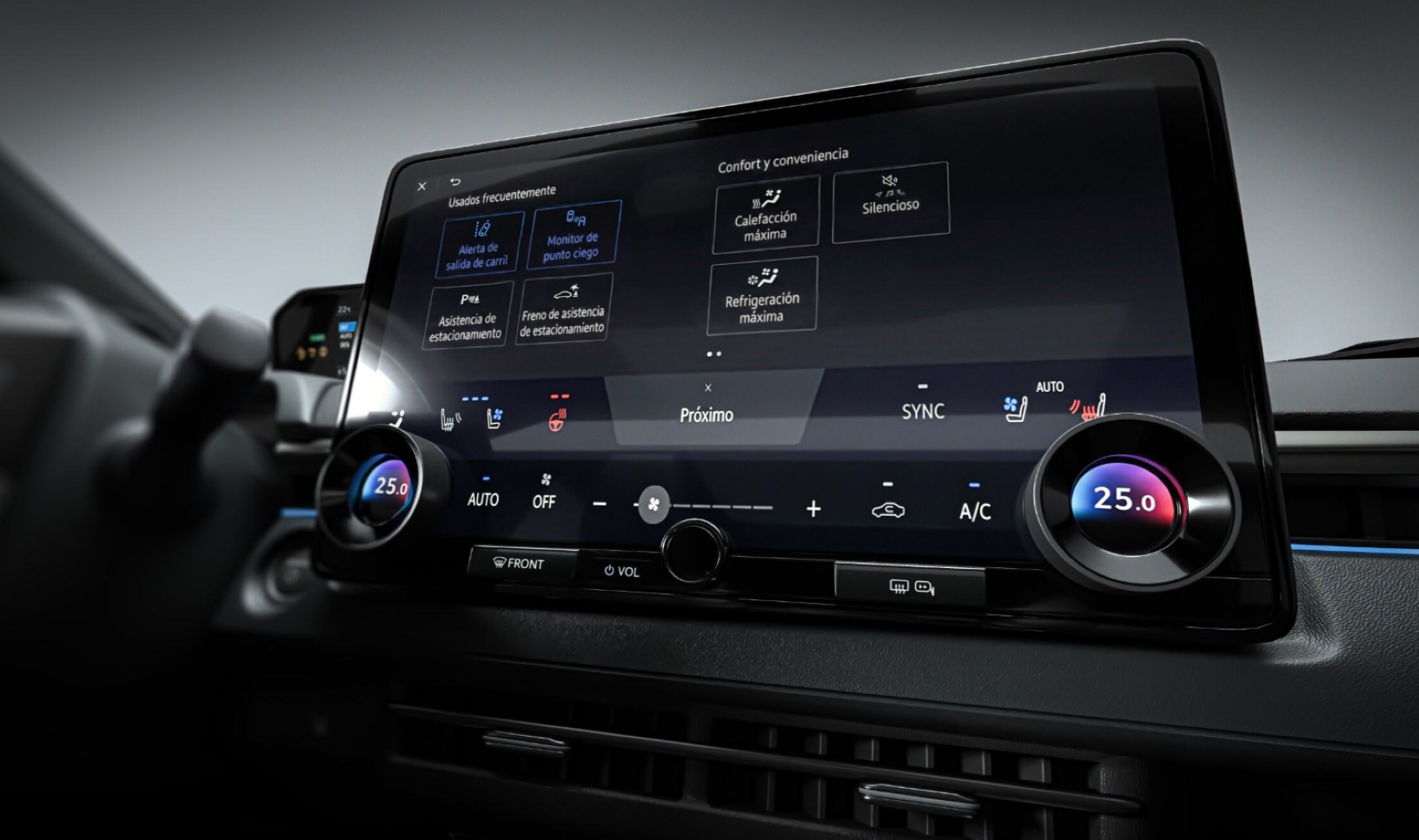 BZ4X Â· BEV 4WD Â· interior